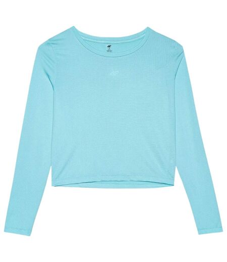 T-shirt Manches Longues Wss24tflof218 Femme Bleu 4F