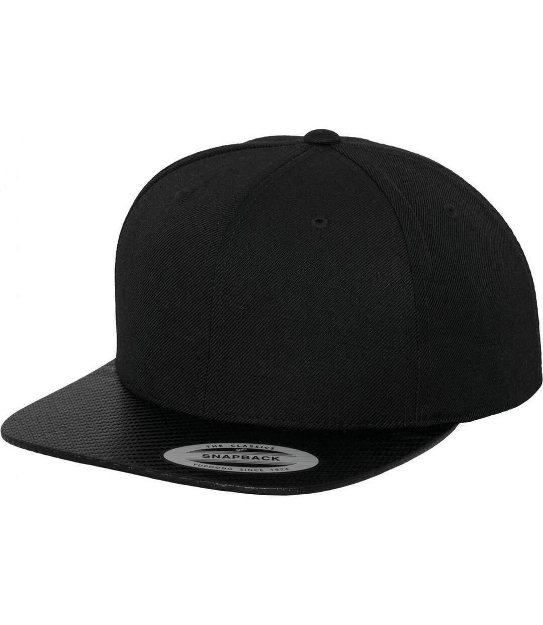Casquette Ajustable Noir Carbone Flexfit-1