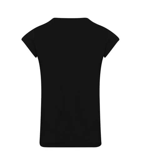 T-shirt Motif/style Logo Femme Noir Biba
