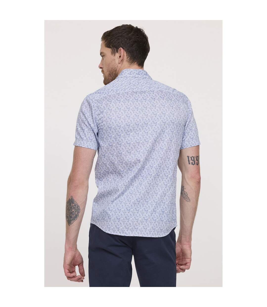 Chemise manches courtes coton regular DOK-3