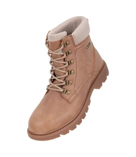 Womens/ladies vienna waterproof boots light brown Mountain Warehouse