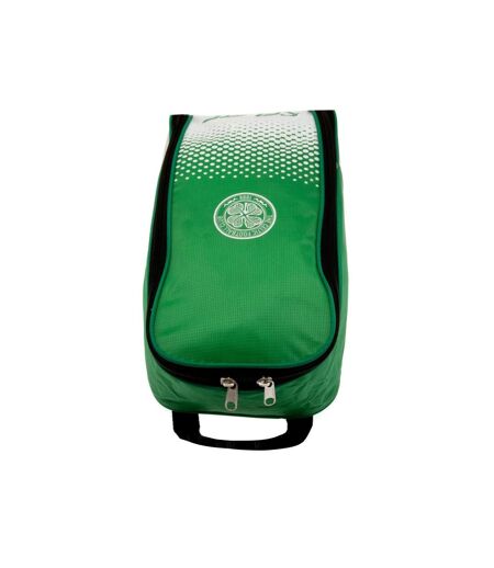 Celtic FC Official Fade Football Crest Design Shoe Bag (Green/White) (One Size) - UTSG10798
