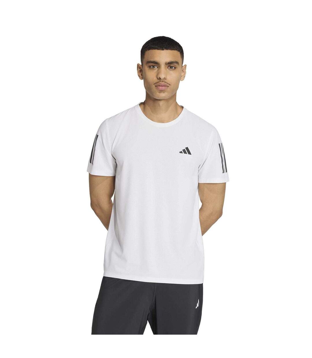 T-shirt Own The Run Homme Blanc Adidas-1