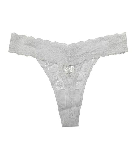 Lot De 3  Strings Motif/style Floral Femme Blanc Be You