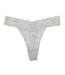 Lot De 3  Strings Motif/style Floral Femme Blanc Be You-3