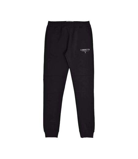 Mens aw24 logo jogging bottoms black Lambretta