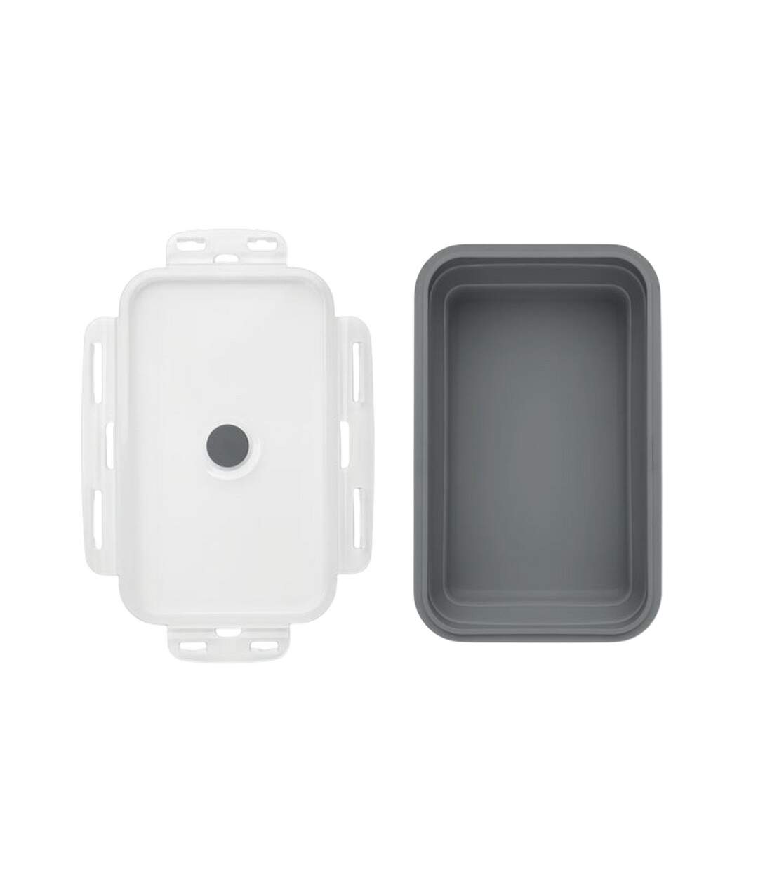 Kolapso silicone collapsible lunch box one size stone grey MidOcean-4