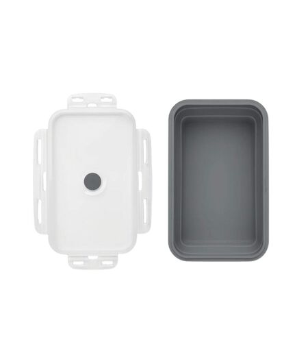Kolapso silicone collapsible lunch box one size stone grey MidOcean