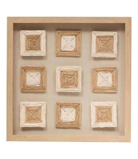Déco Murale en Relief Rafaël 50cm Beige