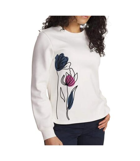 Sweat blanc femme tbs hildaron