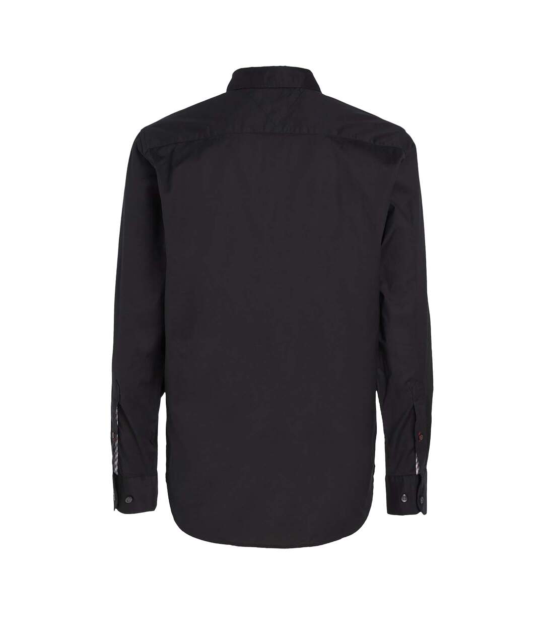 Mens Core Flex Poplin Shirt Black Tommy Hilfiger-3