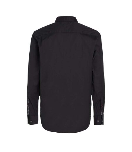 Mens Core Flex Poplin Shirt Black Tommy Hilfiger
