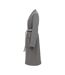 Peignoir Motif/style Détail Rayé Blinea Femme Gris Foncé Boss-4