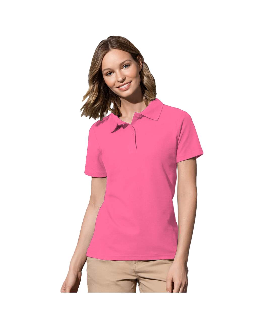 Polo femme rose Stedman Classics