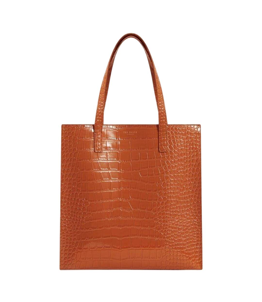 Tote Bag Motif/style Peau De Crocodile Wenella 25 Cm X 12 Cm X 25 Cm Marron Clair Ted Baker-2