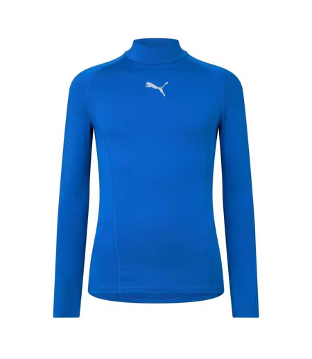 Mens Liga Thermal Snug Fit T-shirt Electric Blue Puma