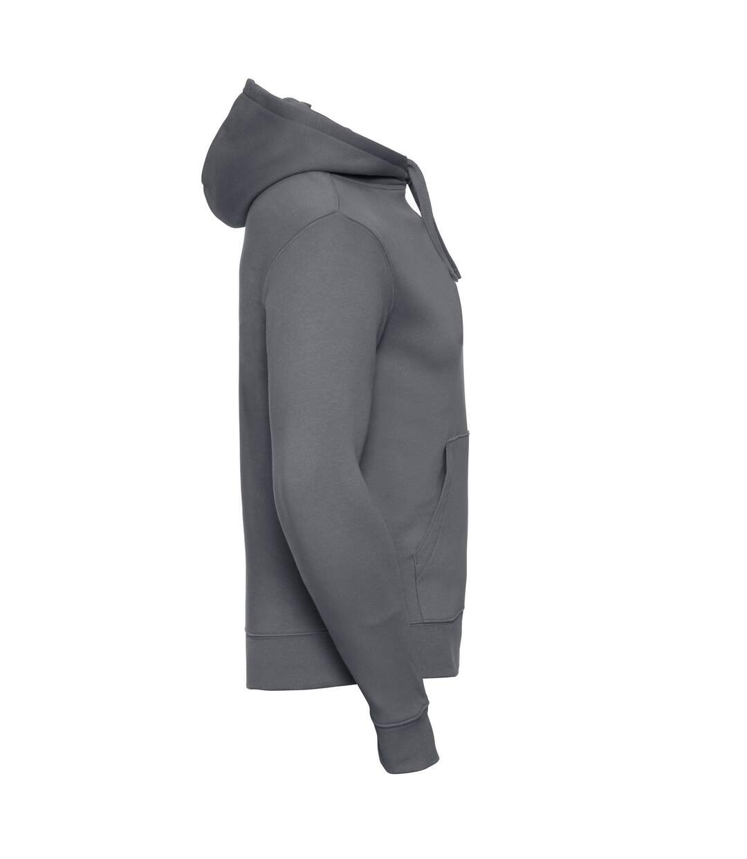 Sweat À Capuche Authentic Homme Gris Foncé Uni Russell-3