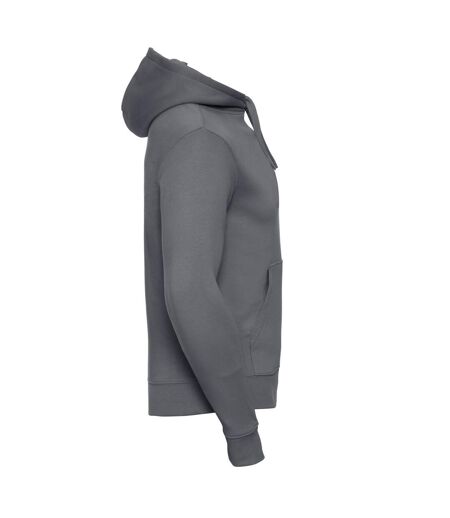 Sweat À Capuche Authentic Homme Gris Foncé Uni Russell