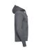 Sweat À Capuche Authentic Homme Gris Foncé Uni Russell-3