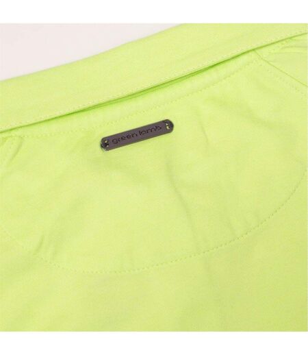 Polo Manches Courtes Femme Vert Clair Vif Calvin Klein