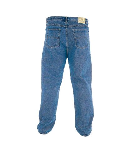 Duke Mens Rockford Carlos Stretch Jeans (Stonewash)
