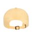 Flexfit By Yupoong Peached Cotton Twill Dad Cap (Yellow) - UTRW7578