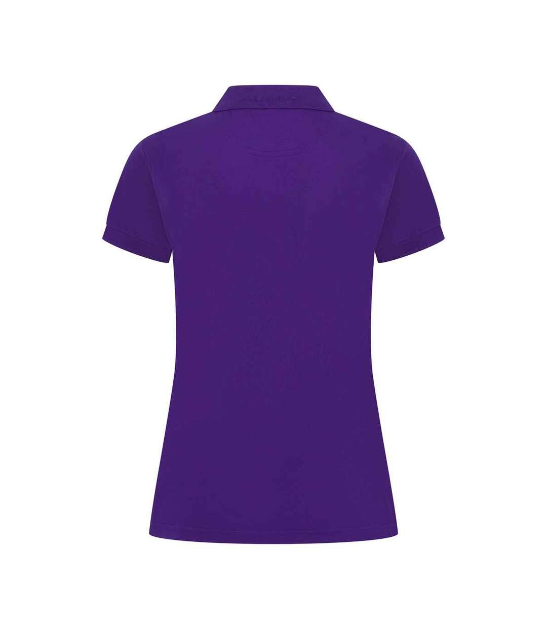 Womens/ladies Pique Polo Shirt Bright Purple Henbury-2