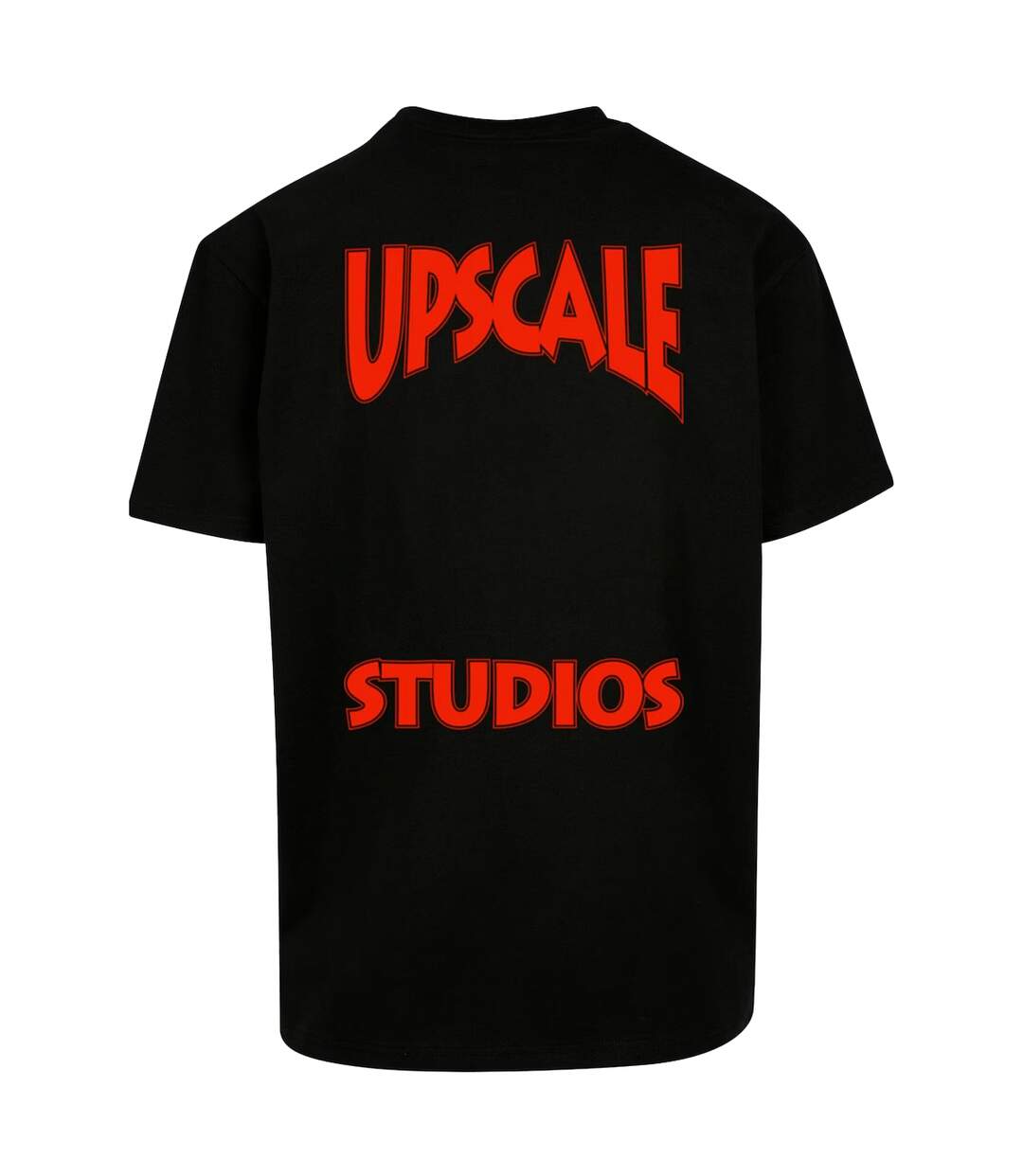 Mens Upscale Studios Oversized T-shirt Noir Mister Tee-3