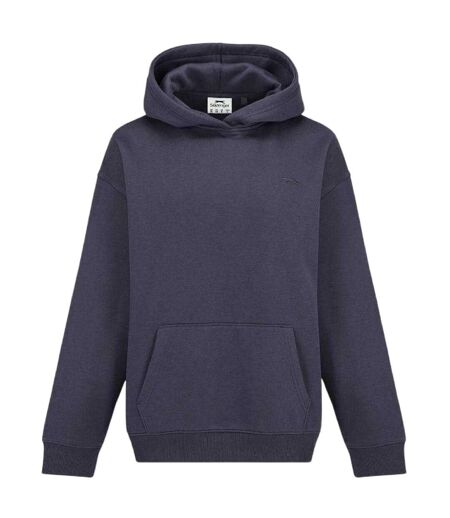 Sweat À Capuche Motif/style Logo Femme Anthracite Slazenger