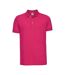 Polo homme fuchsia Russell