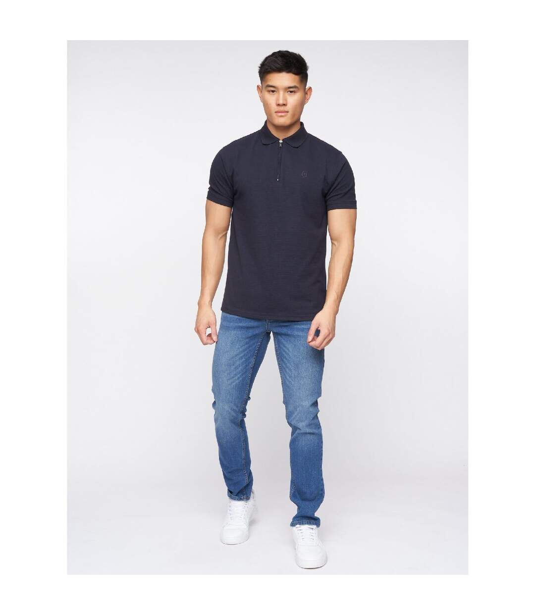 Jean Malcom Homme Gris Clair Crosshatch-3
