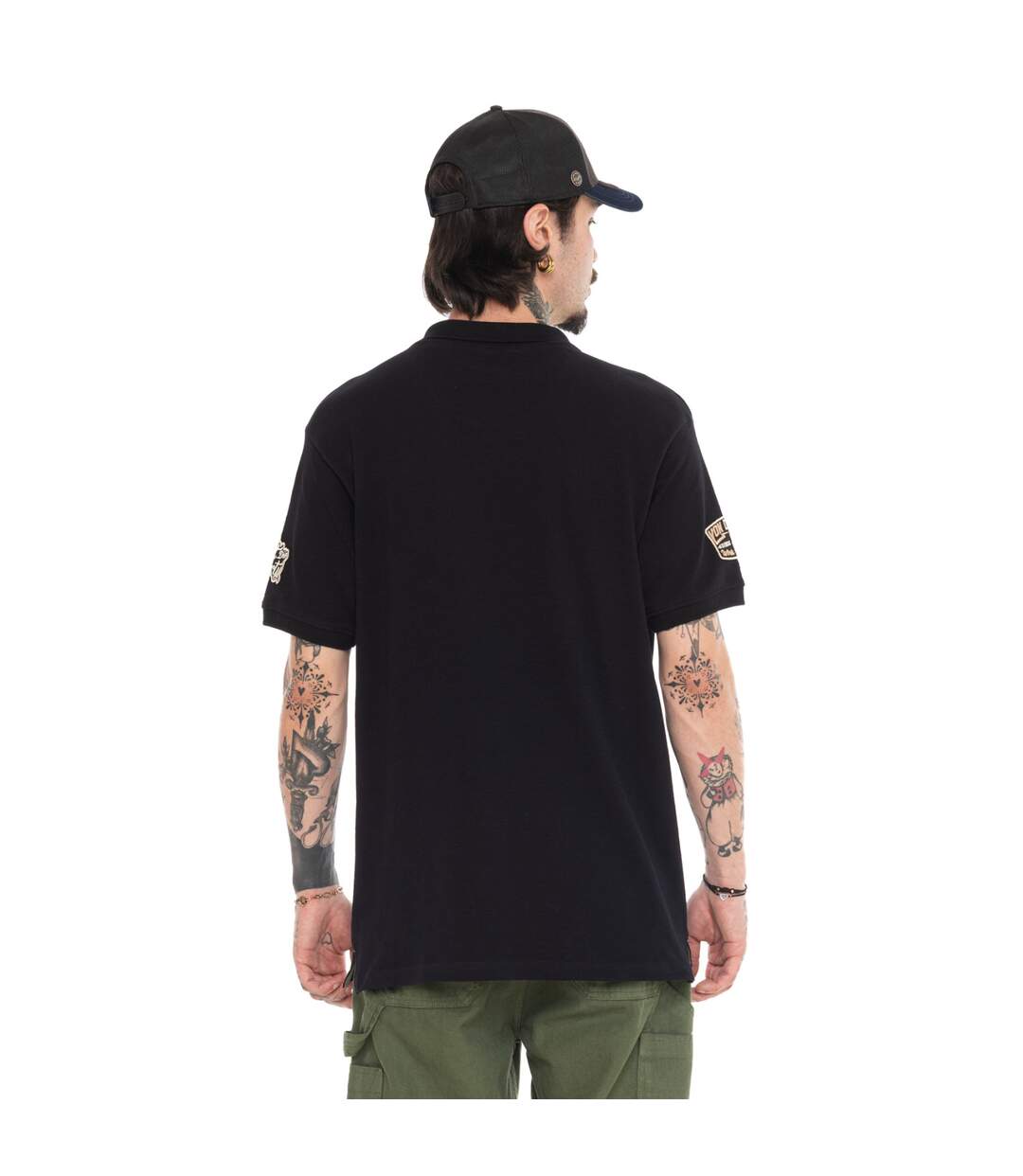Polo piqué slub avec écusson Raph Vondutch-3