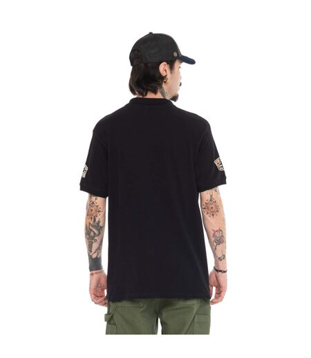 Polo piqué slub avec écusson Raph Vondutch