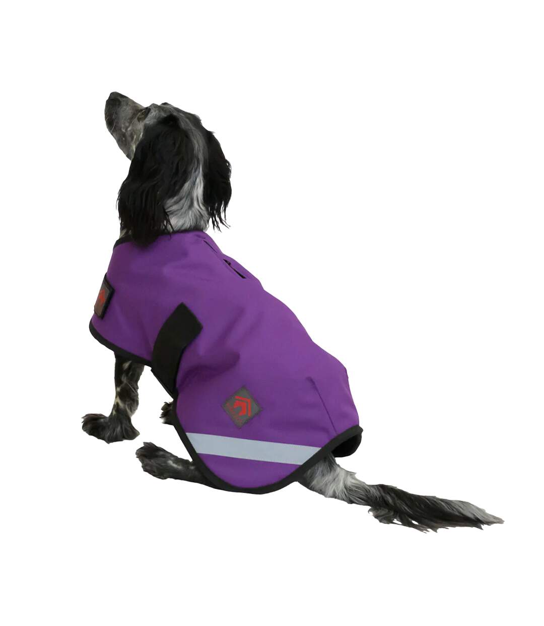 Fleece lined dog coat 46cm purple Firefoot-2