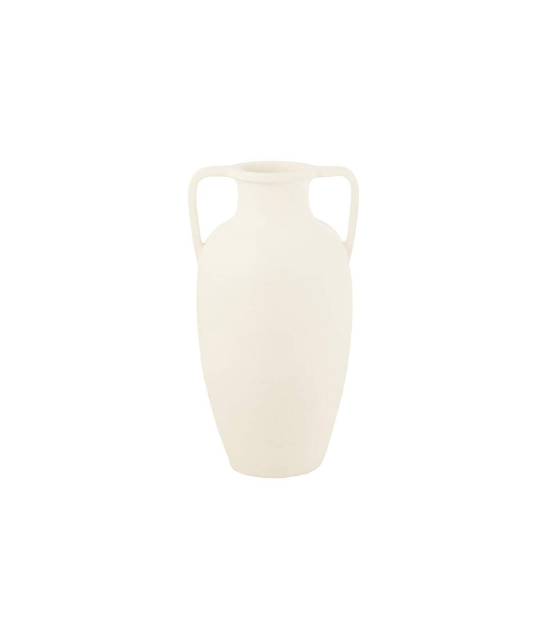 Vase Déco Uni Amphore 66cm Blanc-1