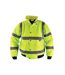 Hi-vis Yellow Bomber Jacket Multi Colour Scan-2