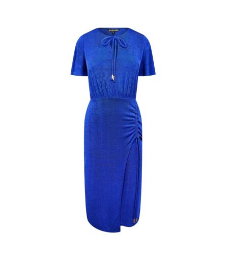 Robe Mi-longue Femme Bleu Biba