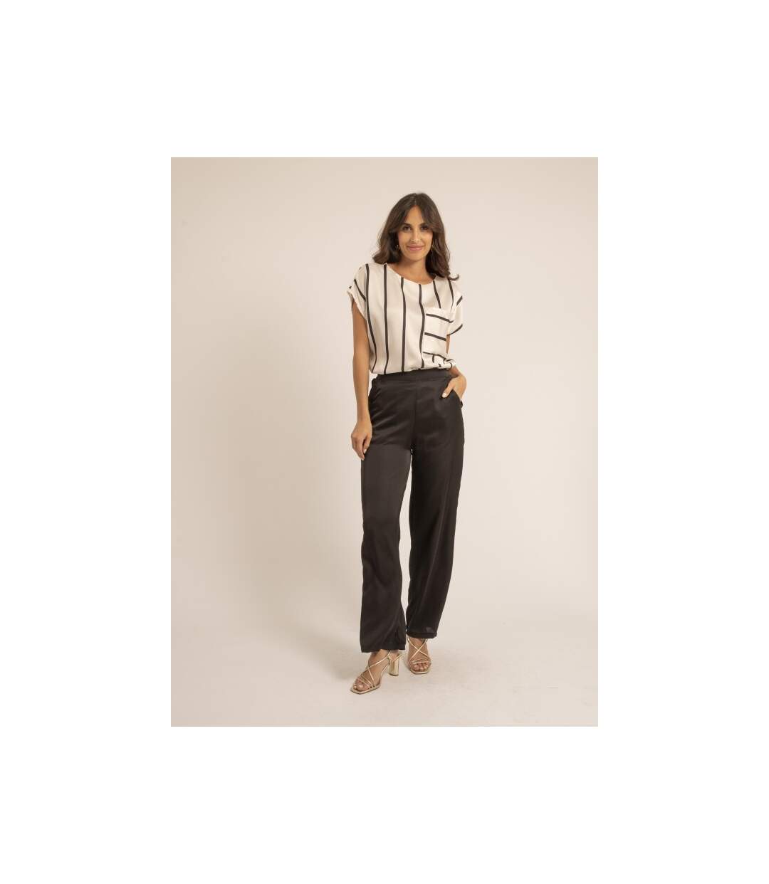 Top col rond rayures FIDJI - Dona X Lisa-3