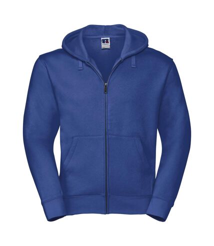 Russell Mens Authentic Full Zip Hooded Sweatshirt/Hoodie (Bright Royal)