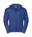 Russell Mens Authentic Full Zip Hooded Sweatshirt/Hoodie (Bright Royal) - UTBC1499