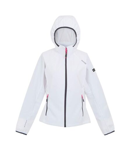 Veste Softshell Bourda Femme Blanc Gris Phoque Regatta