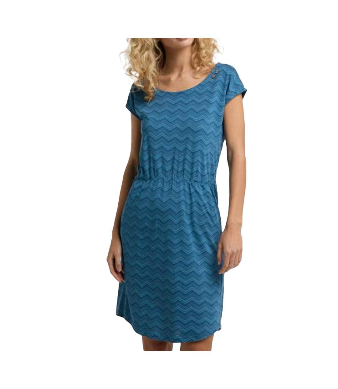 Robe Bleu Femme Ragwear Lilithe Chevron - L-1