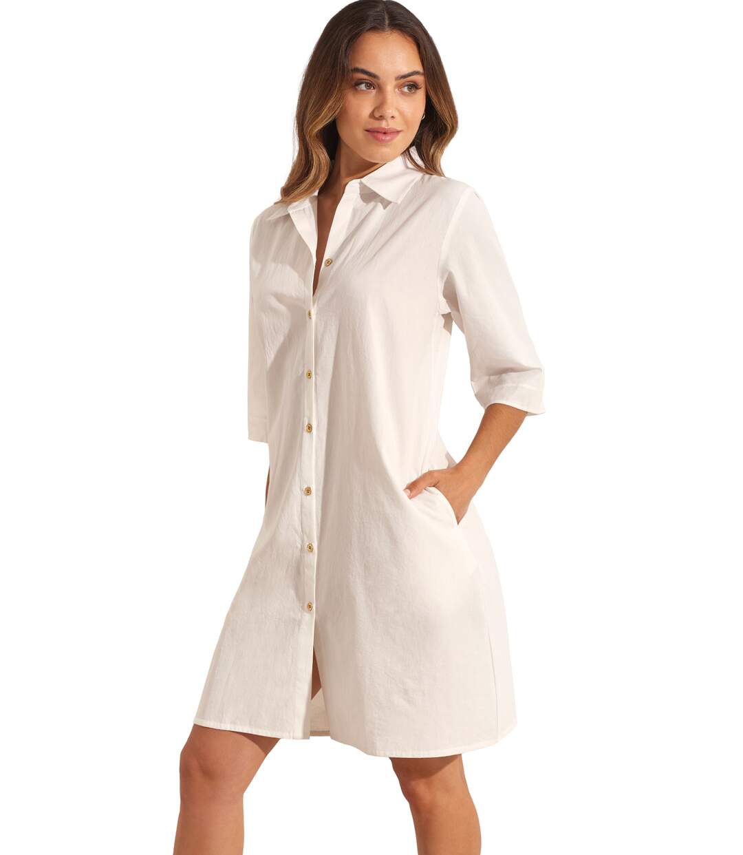 Robe estivale manches mi-longues ATLANTIS Selmark Mare-1