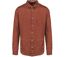 Chemise en lin - Homme - PATS504 - marron burn brick-1