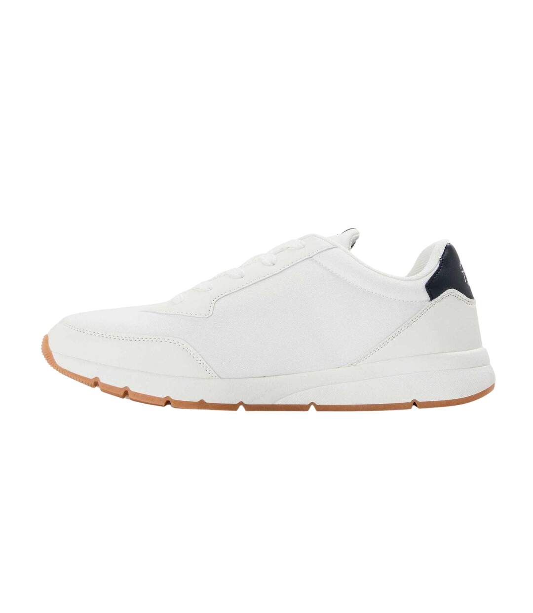 Mens Lotus Canvas Flat Trainers White Original Penguin-2