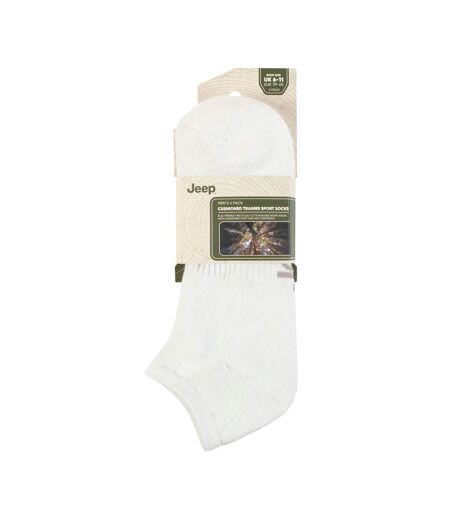 Men's Breathable Cushioned Low Cut Trainer Socks - Pack of 4