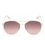 Lunettes De Soleil Motif/style Fumée Homme Taille Unique Rose Doré Calvin Klein-1