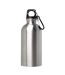 Stainless Steel Single Wall 400ml Water Bottle One Size Silver Floso-3