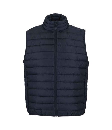 Mens Stream Body Warmer French Navy SOLS
