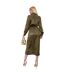Robe Portefeuille Motif/style Mi-longue Femme Kaki AX Paris-3